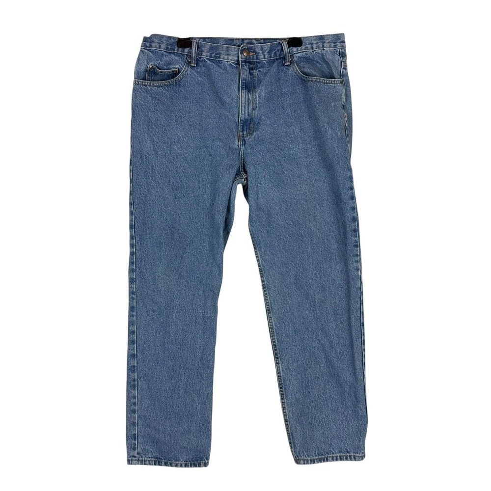 Member's Mark Jeans Mens 38x30 Blue Medium Wash Relaxed Straight Denim Casual